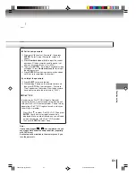 Предварительный просмотр 51 страницы Toshiba 15DLV76 - 15" LCD TV Owner'S Manual