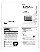 Preview for 3 page of Toshiba 15DLV76 - 15" LCD TV Service Manual