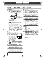 Preview for 4 page of Toshiba 15DLV77 - 15" LCD TV Owner'S Manual