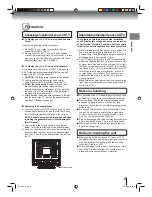 Preview for 5 page of Toshiba 15DLV77 - 15" LCD TV Owner'S Manual