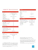 Preview for 2 page of Toshiba 15DLV77 - 15" LCD TV Specifications