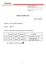 Preview for 85 page of Toshiba 15DLV77B Service Manual