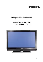 Предварительный просмотр 63 страницы Toshiba 15HF5234 Addendum To Instruction Manual