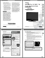 Предварительный просмотр 4 страницы Toshiba 15LV505 - 15.6" LCD TV Service Manual