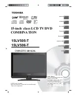 Предварительный просмотр 1 страницы Toshiba 15LV505-T Owner'S Manual