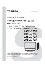 Toshiba 15SLDT3R Service Manual предпросмотр