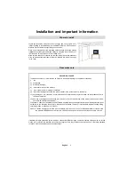 Preview for 4 page of Toshiba 15V300PG Owner'S Manual