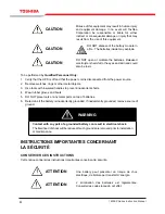 Preview for 12 page of Toshiba 1600EP Series Instruction Manual