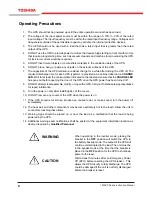 Preview for 16 page of Toshiba 1600EP Series Instruction Manual