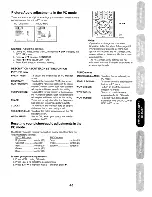 Preview for 41 page of Toshiba 17HLV85 Owner'S Manual