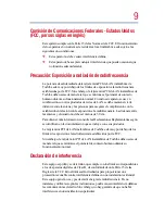 Preview for 9 page of Toshiba 1800 S253 - Satellite - PIII 850 MHz (Spanish) Manual Del Usuario