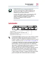 Preview for 31 page of Toshiba 1800 S253 - Satellite - PIII 850 MHz (Spanish) Manual Del Usuario