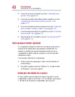 Preview for 49 page of Toshiba 1800 S253 - Satellite - PIII 850 MHz (Spanish) Manual Del Usuario