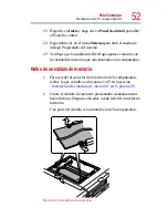 Preview for 52 page of Toshiba 1800 S253 - Satellite - PIII 850 MHz (Spanish) Manual Del Usuario