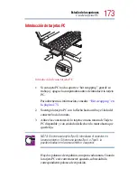 Preview for 173 page of Toshiba 1800 S253 - Satellite - PIII 850 MHz (Spanish) Manual Del Usuario