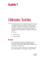 Preview for 177 page of Toshiba 1800 S253 - Satellite - PIII 850 MHz (Spanish) Manual Del Usuario