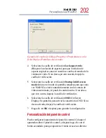 Preview for 202 page of Toshiba 1800 S253 - Satellite - PIII 850 MHz (Spanish) Manual Del Usuario