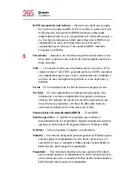 Preview for 265 page of Toshiba 1800 S253 - Satellite - PIII 850 MHz (Spanish) Manual Del Usuario