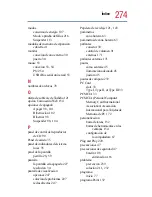 Preview for 274 page of Toshiba 1800 S253 - Satellite - PIII 850 MHz (Spanish) Manual Del Usuario