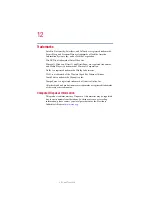 Preview for 12 page of Toshiba 1905-S301 User Manual