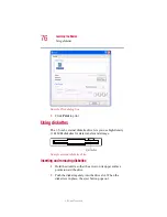 Предварительный просмотр 76 страницы Toshiba 1905-S301 User Manual