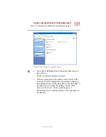 Предварительный просмотр 121 страницы Toshiba 1905-S301 User Manual