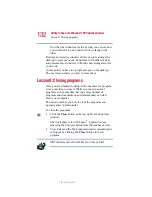 Предварительный просмотр 132 страницы Toshiba 1905-S301 User Manual