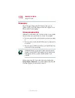 Предварительный просмотр 170 страницы Toshiba 1905-S301 User Manual