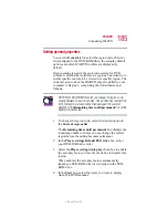 Предварительный просмотр 185 страницы Toshiba 1905-S301 User Manual