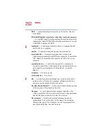 Предварительный просмотр 252 страницы Toshiba 1905-S301 User Manual