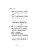 Предварительный просмотр 258 страницы Toshiba 1905-S301 User Manual