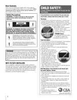 Предварительный просмотр 2 страницы Toshiba 19AV600U - 18.5" LCD TV Owner'S Manual