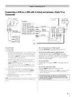 Предварительный просмотр 13 страницы Toshiba 19AV600U - 18.5" LCD TV Owner'S Manual