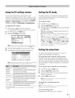 Предварительный просмотр 43 страницы Toshiba 19AV600U - 18.5" LCD TV Owner'S Manual