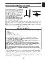 Предварительный просмотр 4 страницы Toshiba 19AV603P Owner'S Manual