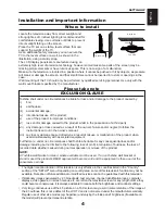 Preview for 5 page of Toshiba 19AV623D Owner'S Manual