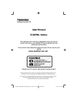 Toshiba 19BV501B User Manual preview