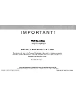 Предварительный просмотр 67 страницы Toshiba 19C100U Owner'S Record