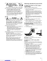 Предварительный просмотр 5 страницы Toshiba 19C100UM Owner'S Manual