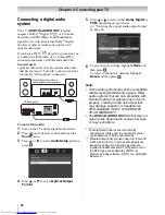 Предварительный просмотр 22 страницы Toshiba 19C100UM Owner'S Manual