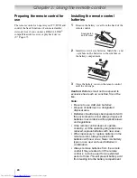 Предварительный просмотр 24 страницы Toshiba 19C100UM Owner'S Manual