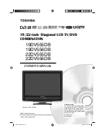 Preview for 1 page of Toshiba 19DV555DB Owner'S Manual