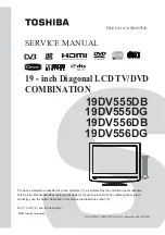 Preview for 130 page of Toshiba 19DV555DB Service Manual