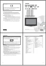 Preview for 5 page of Toshiba 19DV616DG Service Manual