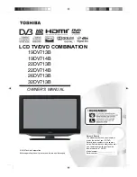 Предварительный просмотр 1 страницы Toshiba 19DV713B Owner'S Manual