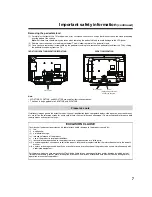 Предварительный просмотр 7 страницы Toshiba 19DV713B Owner'S Manual