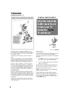 Предварительный просмотр 8 страницы Toshiba 19DV713B Owner'S Manual