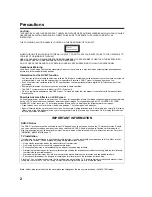 Предварительный просмотр 2 страницы Toshiba 19DV733G Owner'S Manual