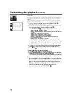 Предварительный просмотр 74 страницы Toshiba 19DV733G Owner'S Manual