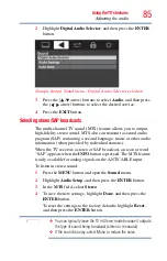 Preview for 85 page of Toshiba 19L4200U User Manual